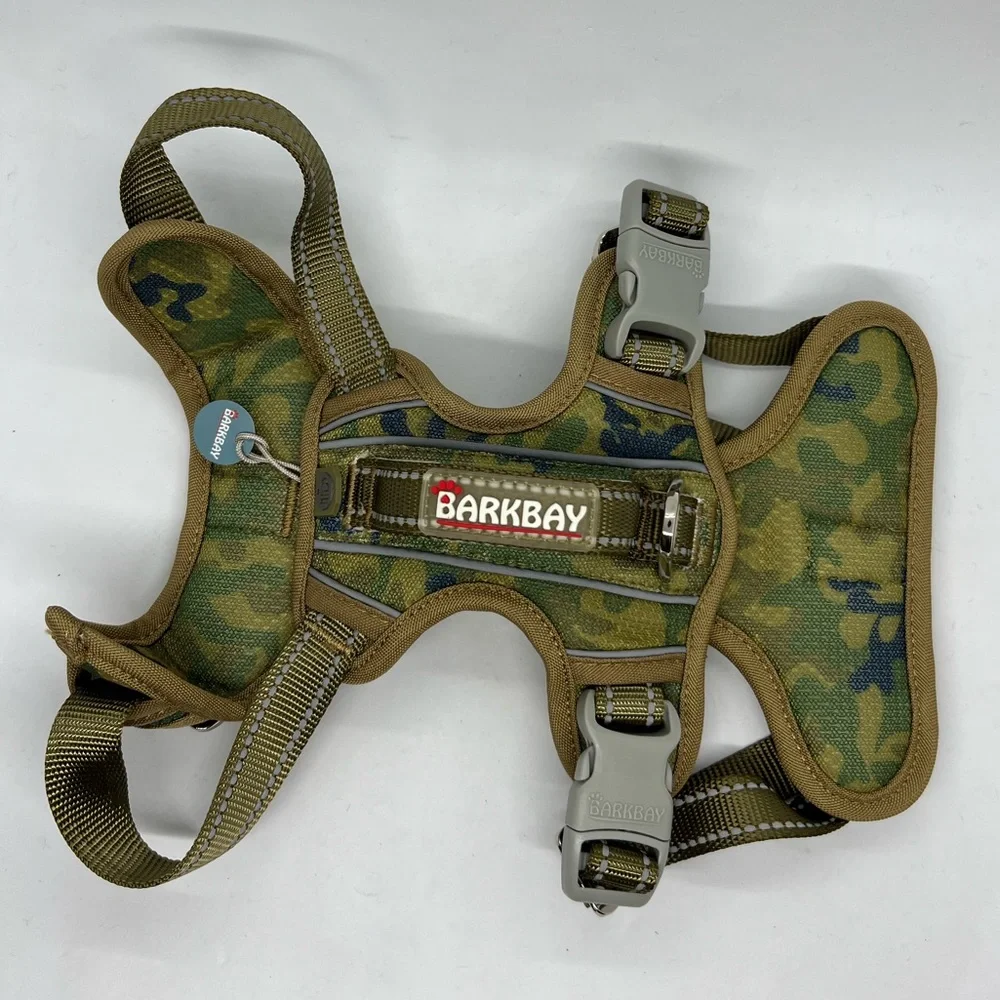 NWT Barkbay Camouflage Print Dog Harness Size M